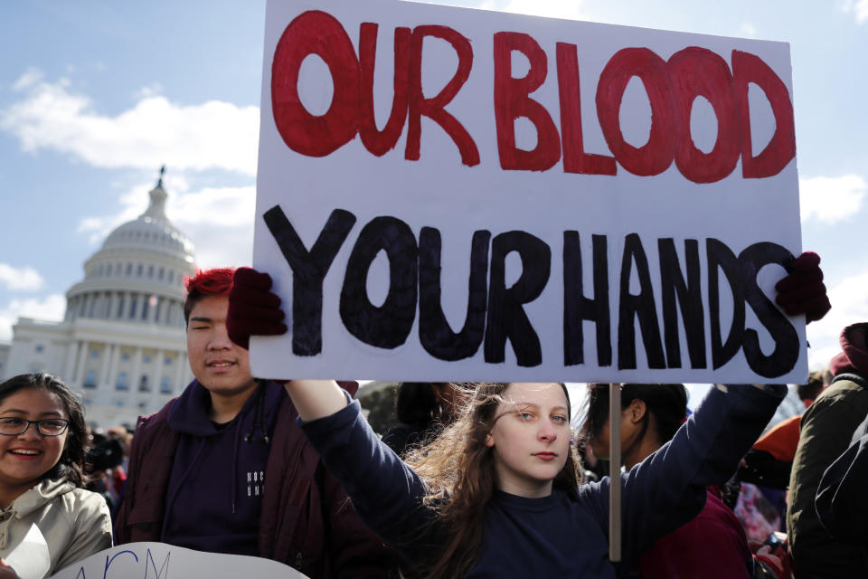 Kids unite on National School Walkout calling for tighter gun control