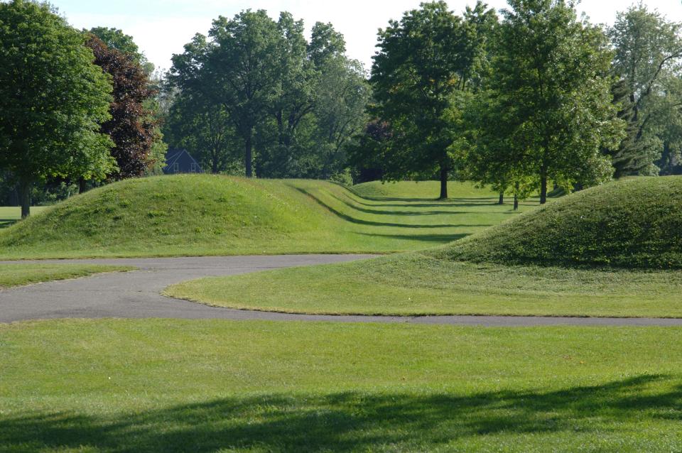 Viewers can take a staff-led tour of the "Indigenous Wonders of Our World" exhibit featuring the area's Hopewell Ceremonial Earthworks on Saturday at the Ohio History Center.