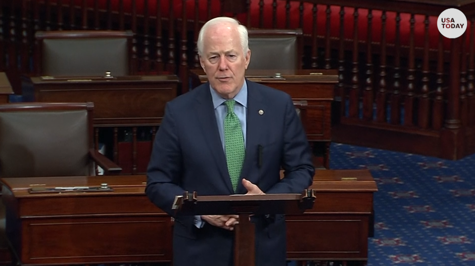 Sen. John Cornyn, R-Texas, has been the lead architect of the Senate gun deal for the GOP.