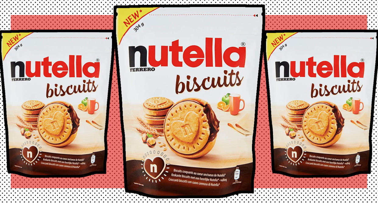 The snack we all need this January: Nutella Biscuits. (Amazon)