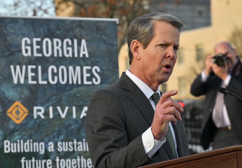 Gov. Brian Kemp won the Republican primary on Tuesday, defeating David Perdue.