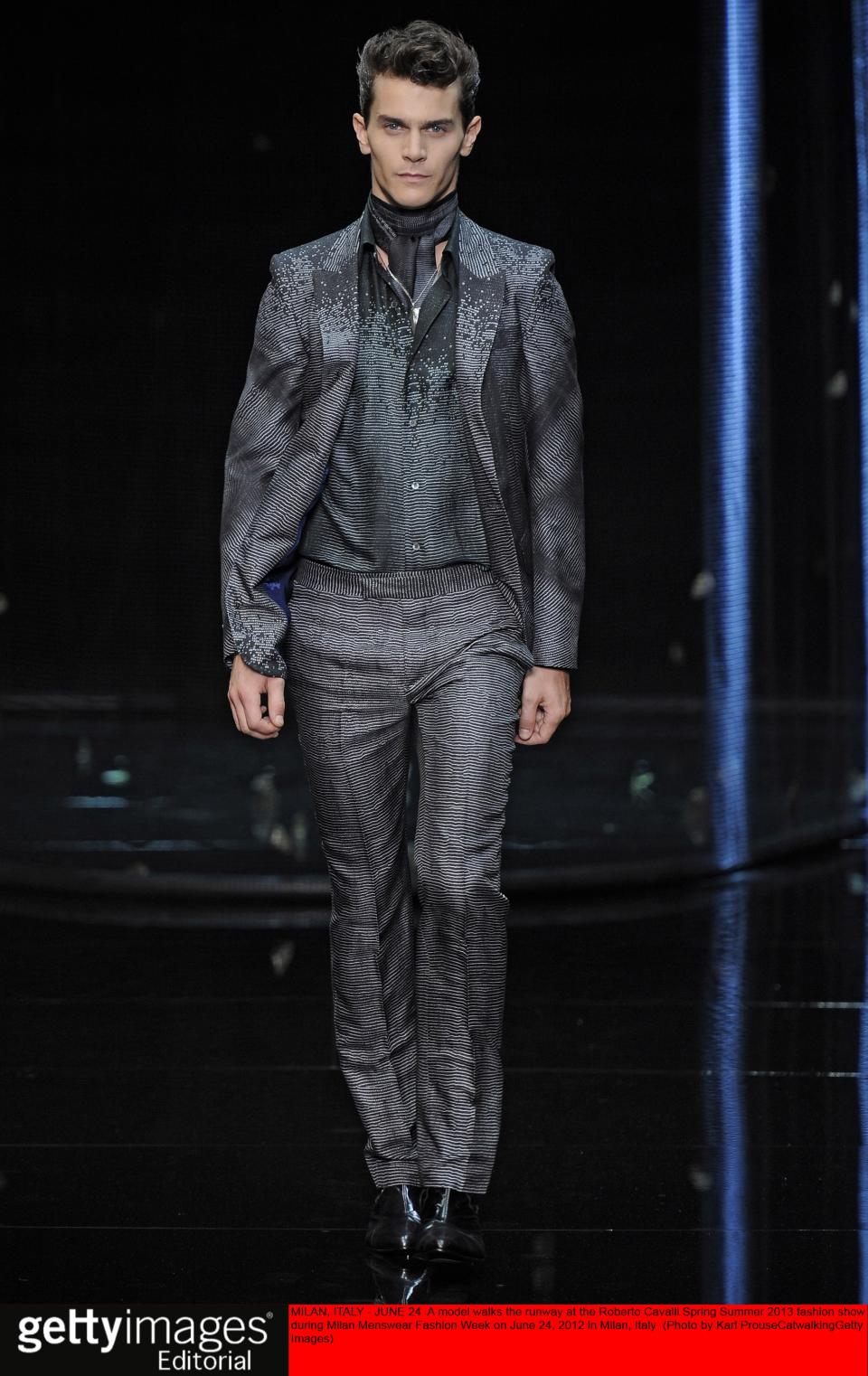 Roberto Cavalli - Mens Spring Summer 2013 Runway - Milan Menswear Fashion Week