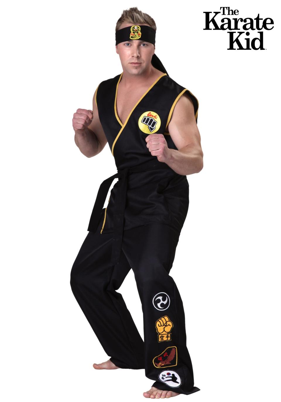 Cobra Kai Costume. Photo via halloweencostumes.com