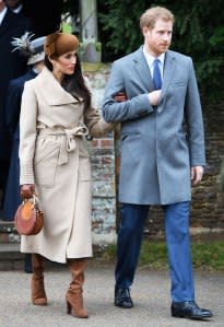 Meghan Markle Talks UK Wardrobe, Says She Wore Dark Colors to Fit in tan and brown