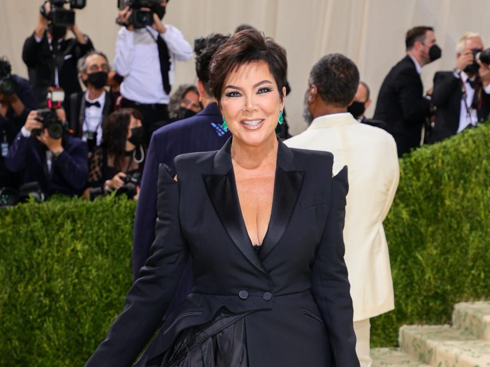 Kris Jenner at the 2021 Met Gala.