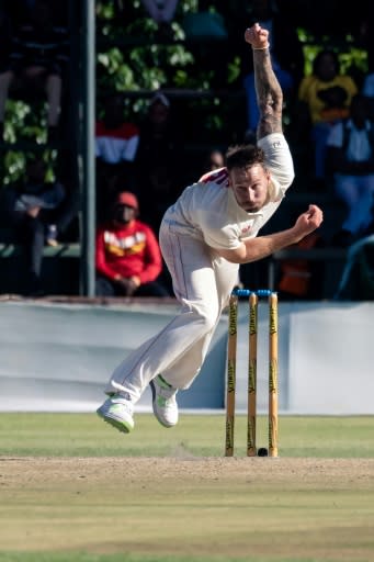 Zimbabwe fast bowler Kyle Jarvis beat the edge several times with the new ball