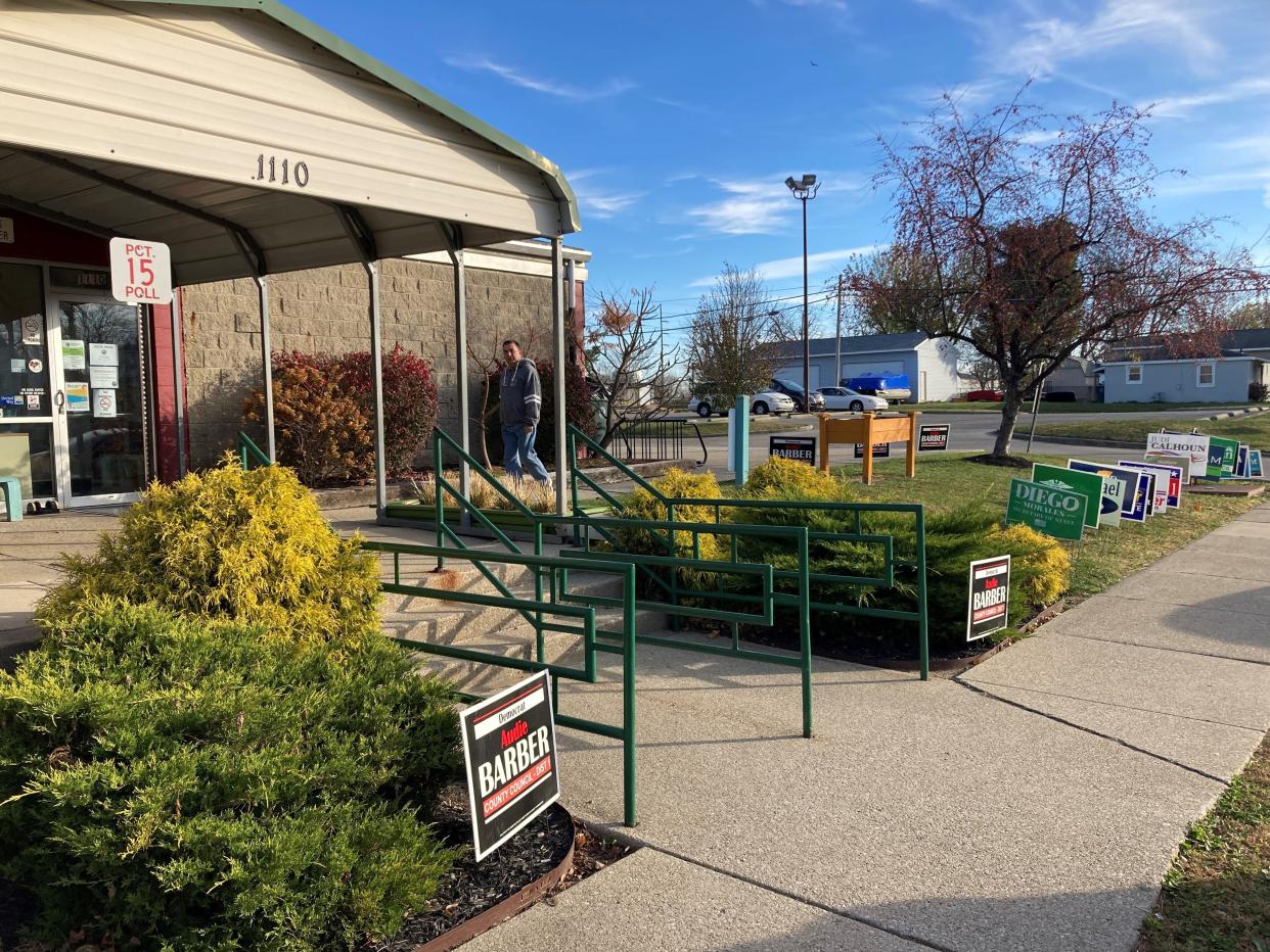 Poll workers reported that Precinct 15, in the Avondale neighborhood of central Muncie, had about 50 people voting before 9 a.m. today. That was considered a strong turnout for a midterm election.