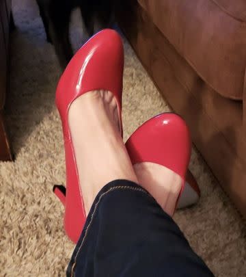 A pair of pumps loved by reviewers who usually hate wearing heels