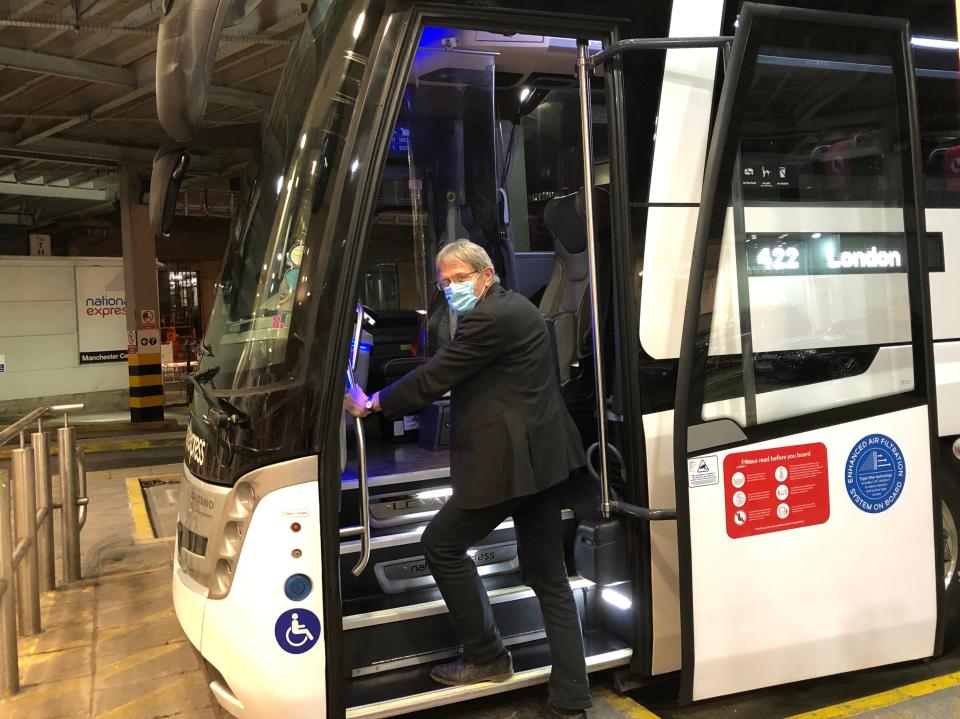 First mover: National Express route 422 from  Manchester to London (John Boughton)