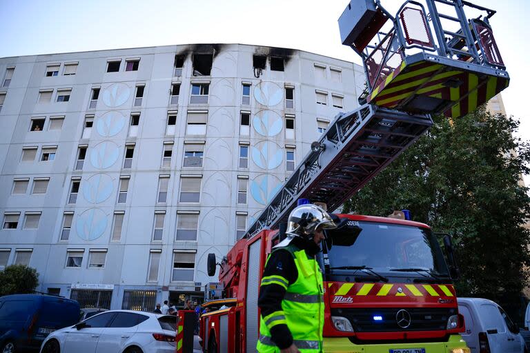 El edificio en donde ocurrió el accidente.