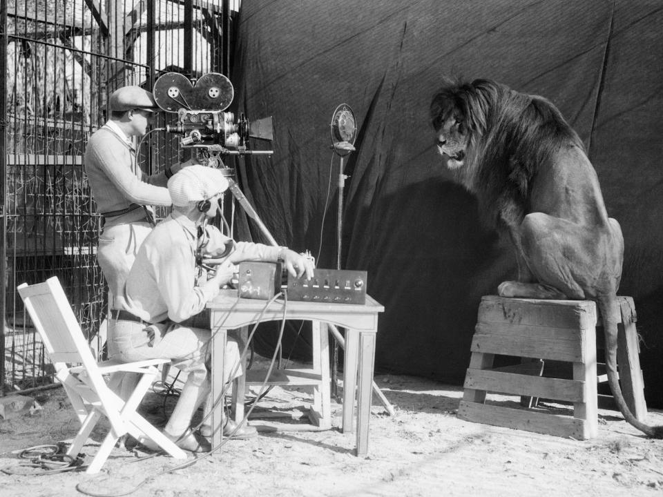 leo lion mgm filming 1920