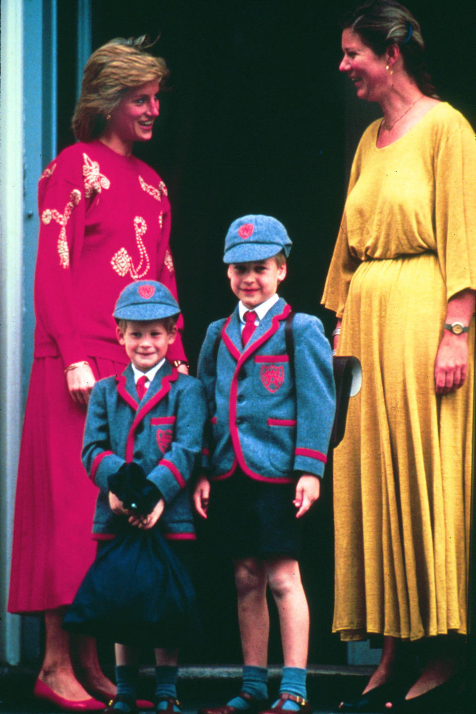 Prince Harry’s first day at school, 1989