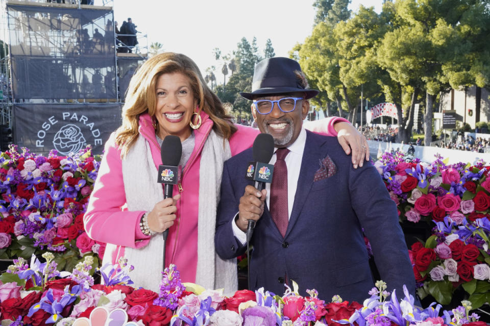Al and Hoda at the Rose Parade<p>NBC</p>
