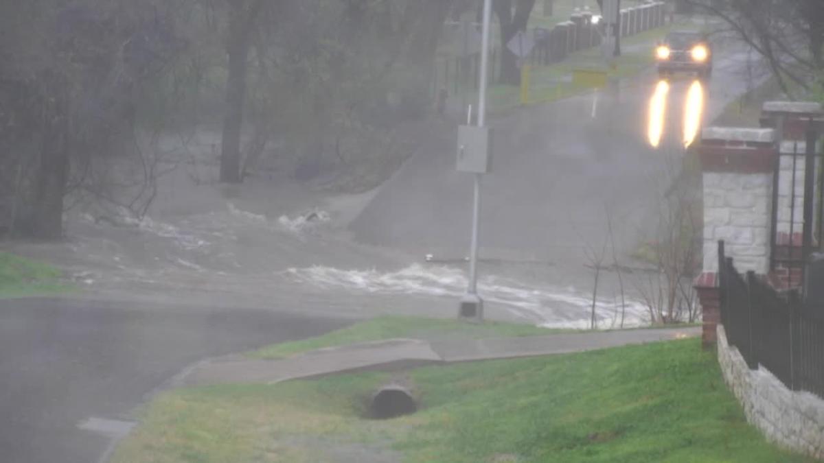 Dallas Weather Strong storms bring heavy rain hail flash