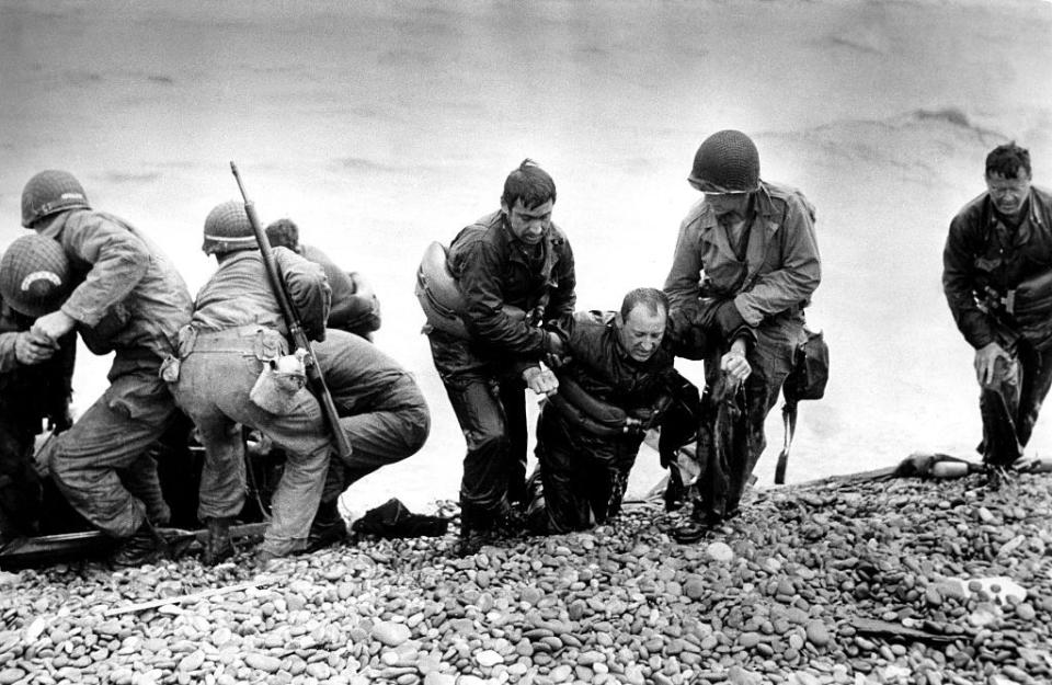 On June 6, 1944, Allied forces landed on and around the beaches of Normandy by air and sea in what would be the beginning of the end of World War II. (Photo from Photo12/UIG via Getty Images)