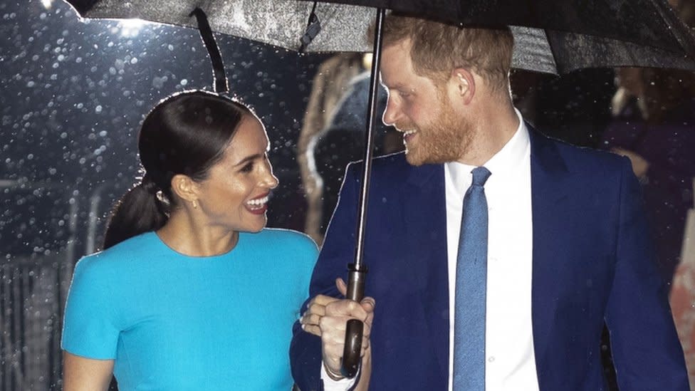 Meghan Markle y el príncipe Harry.