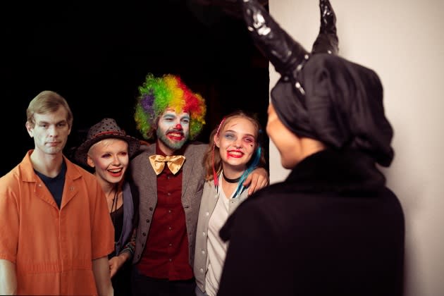 jeffrey-dahmer-trick-or-treating - Credit: Art by Rolling Stone. Images: Eugene Garcia/AFP/Getty Images; SrdjanPav/Getty Images