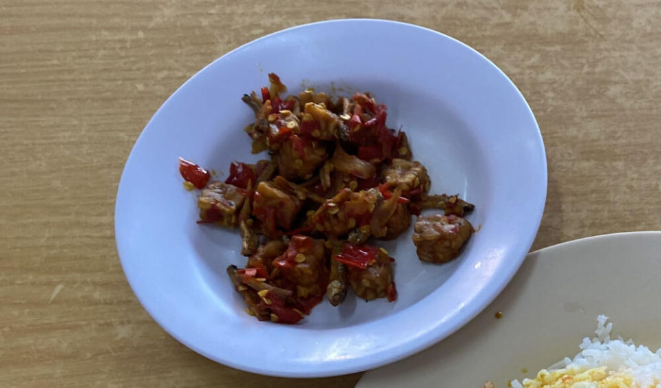 Restoran Mega Ceria - Sambal tempeh ikan bilis