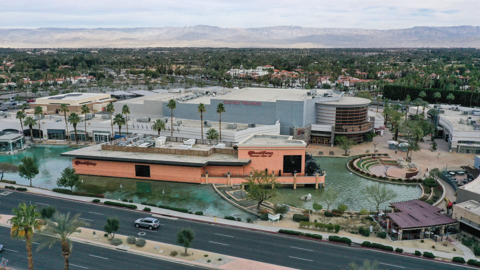 The River retail development in Rancho Mirage, Calif. is home to the April 2024 River Sprin Music Series.