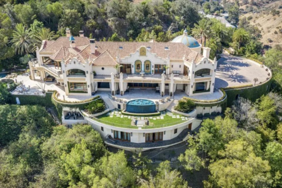 Cielo Drive de Jeff Franklin, a la venta por US$117,6 millones (Vía Realtor.com)