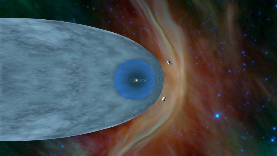 voyager interstellar space heliosphere