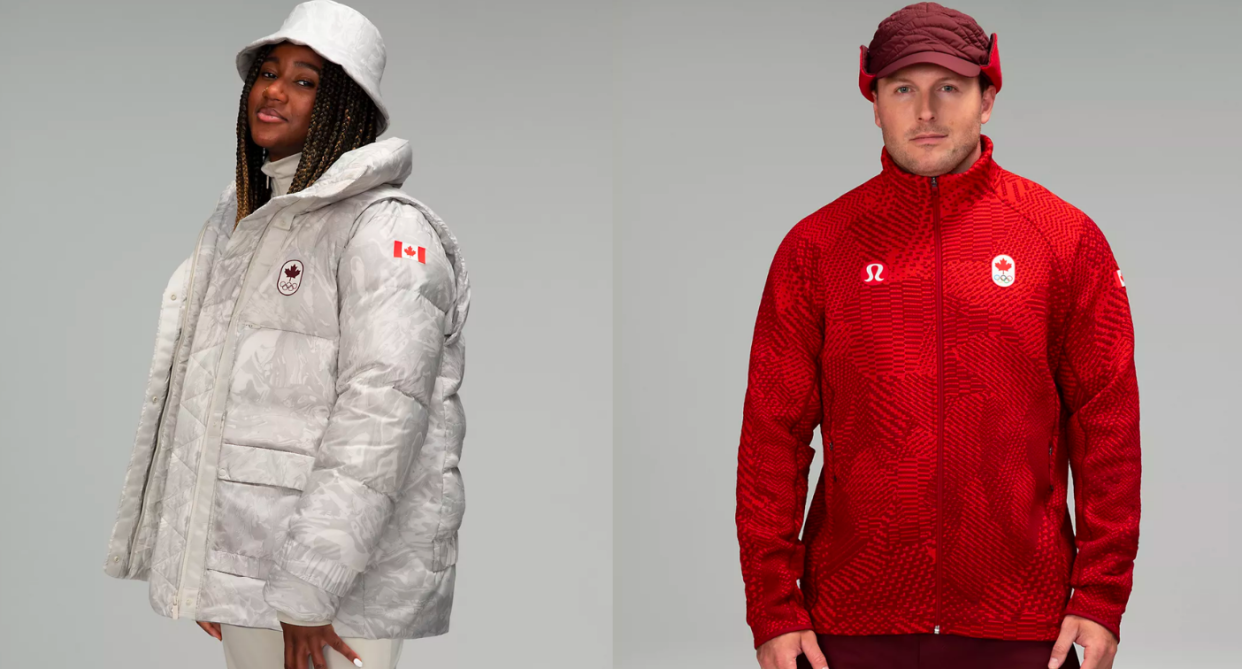 Lululemon's Team Canada collection is selling fast, but you can still shop these top picks. Images via Lululemon.