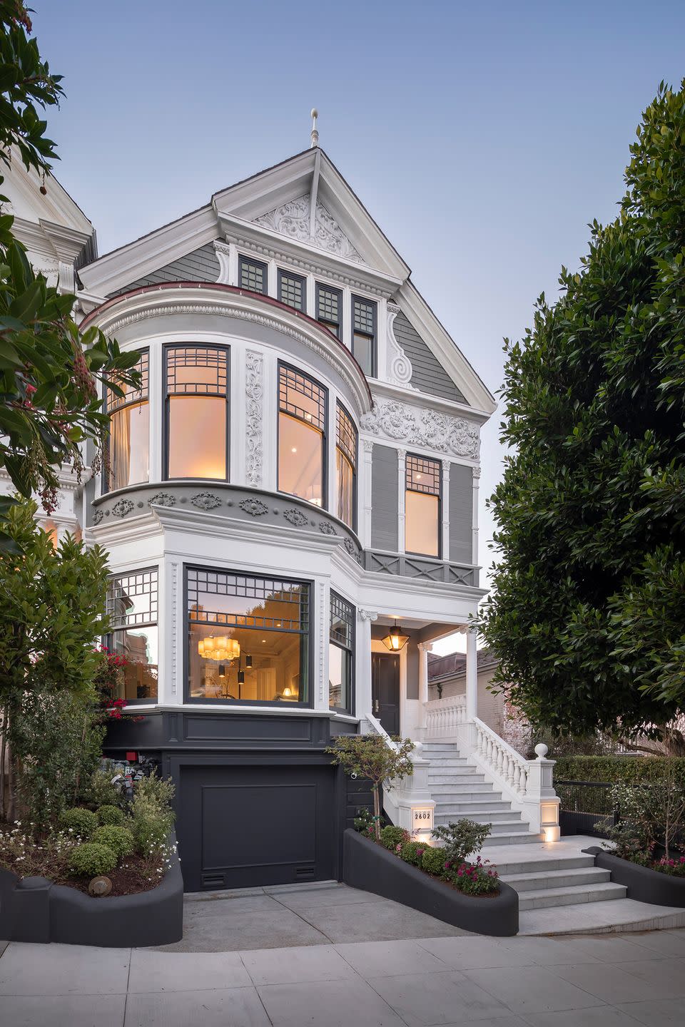 1) The Exterior Boasts a Victorian Design Style.