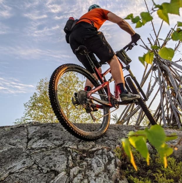 Irvine says you can explore the La Ronge area by foot, boat or bike. He enjoys mountain biking in his spare time.