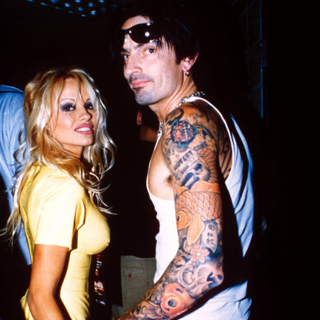 Pamela Anderson y Tommy Lee credit:Bang Showbiz