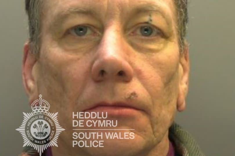 Andrew Phillips, 57, exposed his penis and bottom to a young girl and her father outside Cardiff Castle