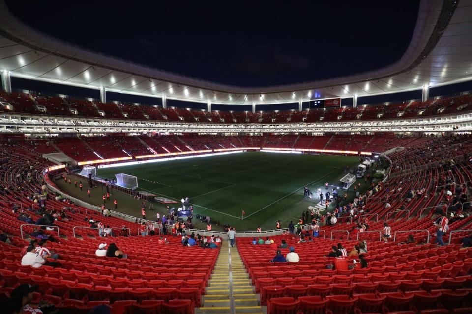 Saturday’s fight takes place at the Estadio Akron, home to Mexican football team CD Guadalajara (Getty)