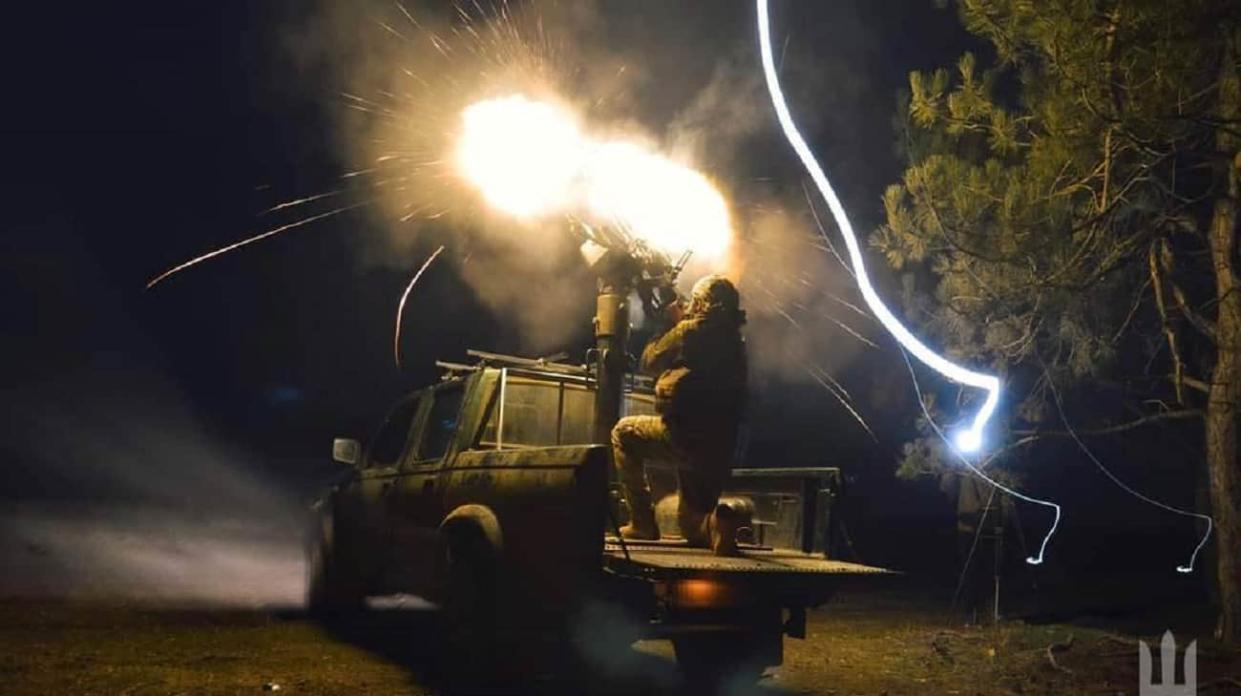 A Ukrainian soldier engaging his target. Photo: Ukraine’s General Staff