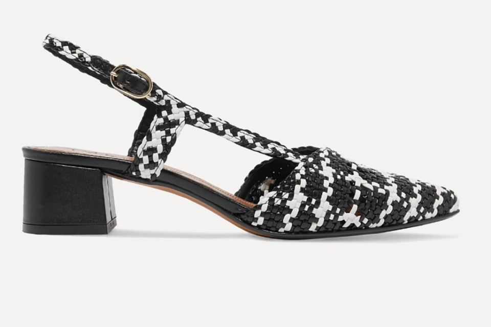 souliers martinez, houndstooth, shoes