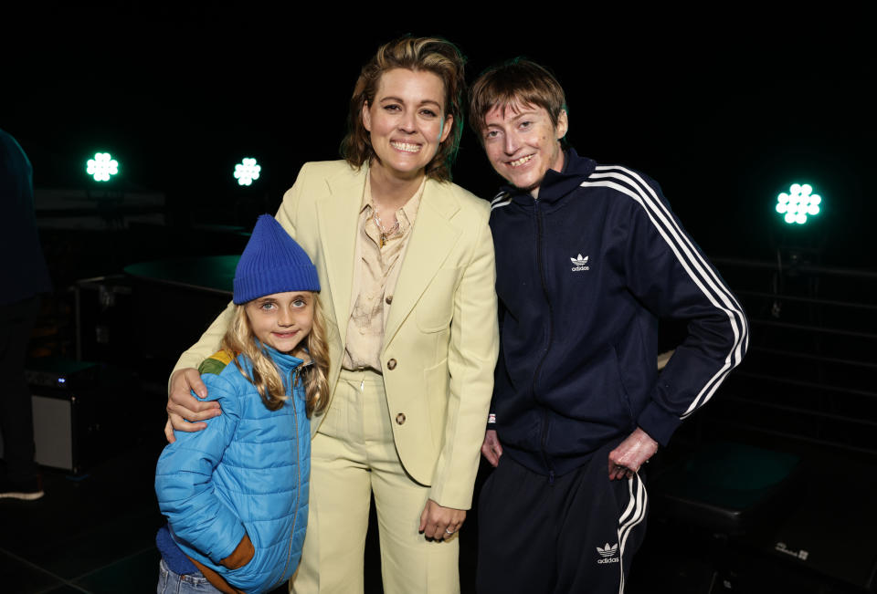 Evangeline Ruth Carlile, Brandi Carlile and Brandon Joseph