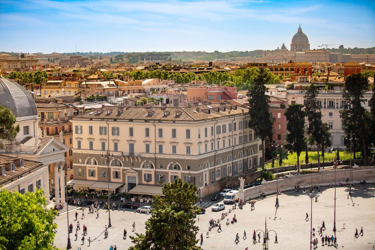 For a splendid view of Piazza del Popolo visit the formal Pincio Gardens (Getty Images)