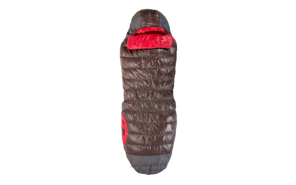 <p>While many sleeping bags are cut in a tight mummy shape to improve the temperature rating, Nemo has instead opted to prioritize space and comfort. The Nocturne 15 features extra width throughout, but particularly near the shoulders and knees. If normal sleeping bags leave you feeling claustrophobic, the Nemo Nocturne may be your match.</p> <p><strong>Temperature rating</strong>: EN 15F</p> <p><strong>Fill type</strong>: 750-fill down</p> <p><strong>Weight</strong>: 2 lbs., 5 oz.</p> <p><strong>To buy</strong>: <a rel="nofollow noopener" href="https://www.amazon.com/Nemo-Nocturne-Sleeping-Bag-Long/dp/B00NTQR9CY//ref=as_li_ss_tl?ie=UTF8&linkCode=ll1&tag=travandleis07-20&linkId=96359afe96ce3a3b3c9e32efb42f0a77" target="_blank" data-ylk="slk:amazon.com;elm:context_link;itc:0;sec:content-canvas" class="link ">amazon.com</a>; long and <a rel="nofollow noopener" href="https://www.amazon.com/Nemo-Rhumba-Down-Sleeping-Regular/dp/B019ZRO7GG/" target="_blank" data-ylk="slk:women’s;elm:context_link;itc:0;sec:content-canvas" class="link ">women’s</a> also available, from $297 </p>