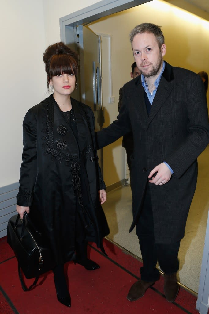 Lily Allen with her ex- husband Sam Cooper, before their divorce.<br> Bertrand Rindoff Petroff