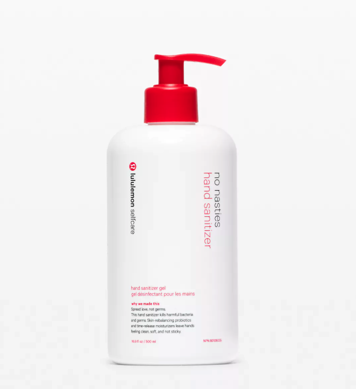 No Nasties Hand Sanitizer Gel. Image via Lululemon.