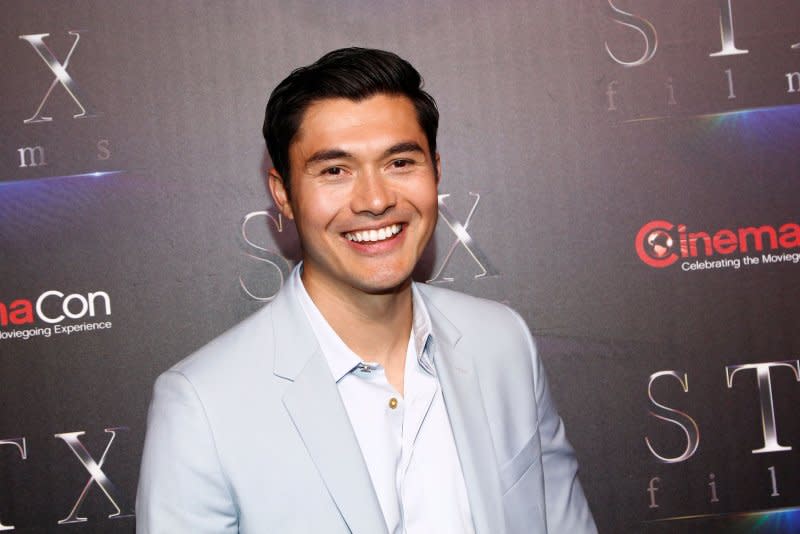 Henry Golding attends CinemaCon in 2019. File Photo by James Atoa/UPI