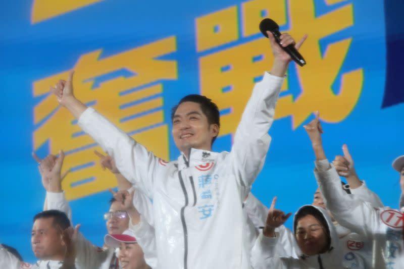 ▲蔣萬安當選台北市長，國民黨在這次九合一選舉中大獲全勝。（圖／記者康仲誠攝）