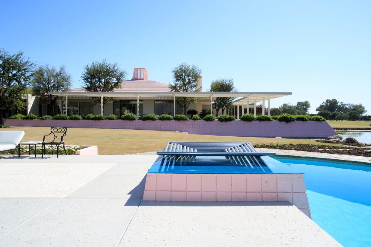 Guests can tour the historic 1966 Sunnylands estate, the former winter home of Walter and Leonore Annenberg, in Rancho Mirage, Calif., on Sept. 29, 2022.