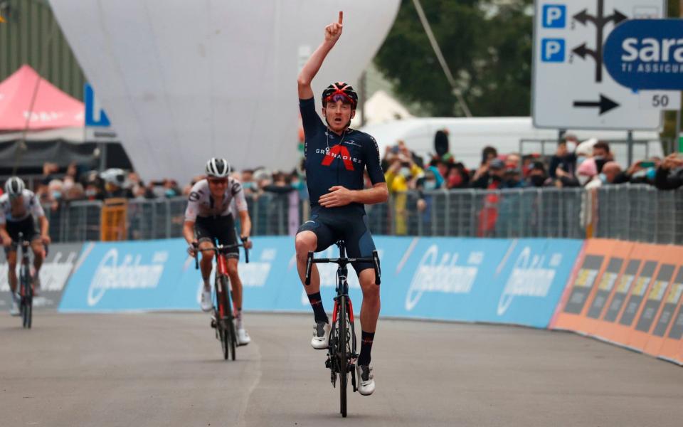 Geoghegan Hart claimed victory on stage 15 - AFP