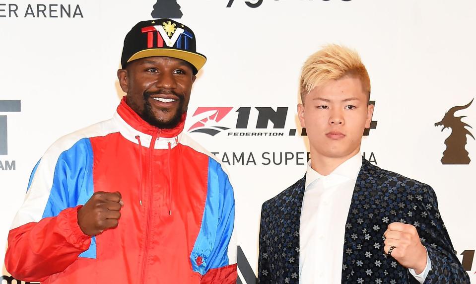 Could Tenshin Nasukawa become the first fighter to defeat Floyd Mayweather? (Getty Images)