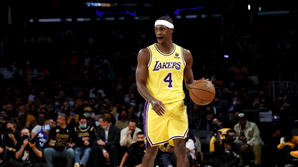 Los Angeles Lakers guard Rajon Rondo