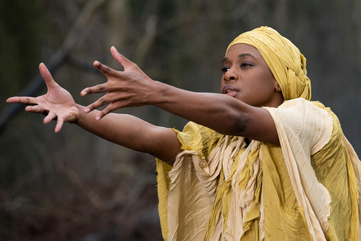 Safiya Kamaria Kinshasa portrays mother nature in the film (Sam Rose/PA)