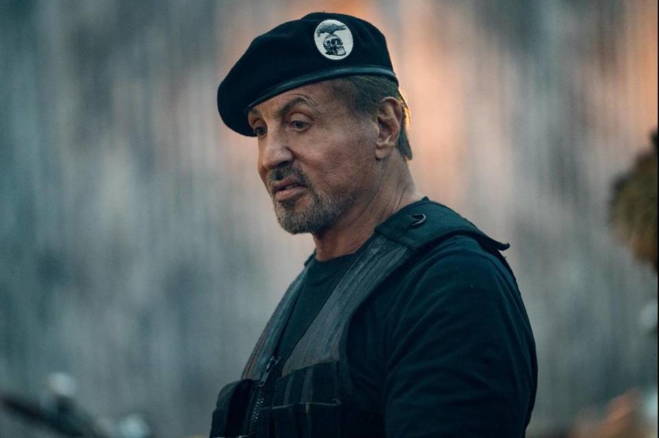 Barney Ross (Sylvester Stallone) returns in “Expend4bles.” Photo courtesy of Lionsgate