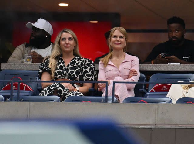 <p>ANGELA WEISS/AFP via Getty</p> Nicole Kidman at the 2023 US Open women's final