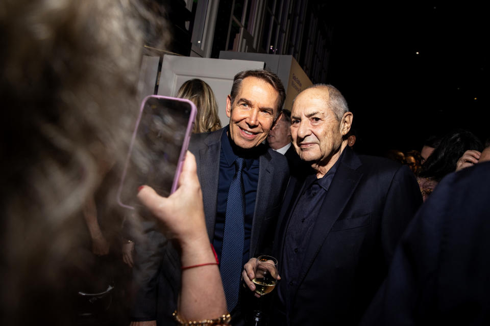 Jeff Koons and Dakis Joannou