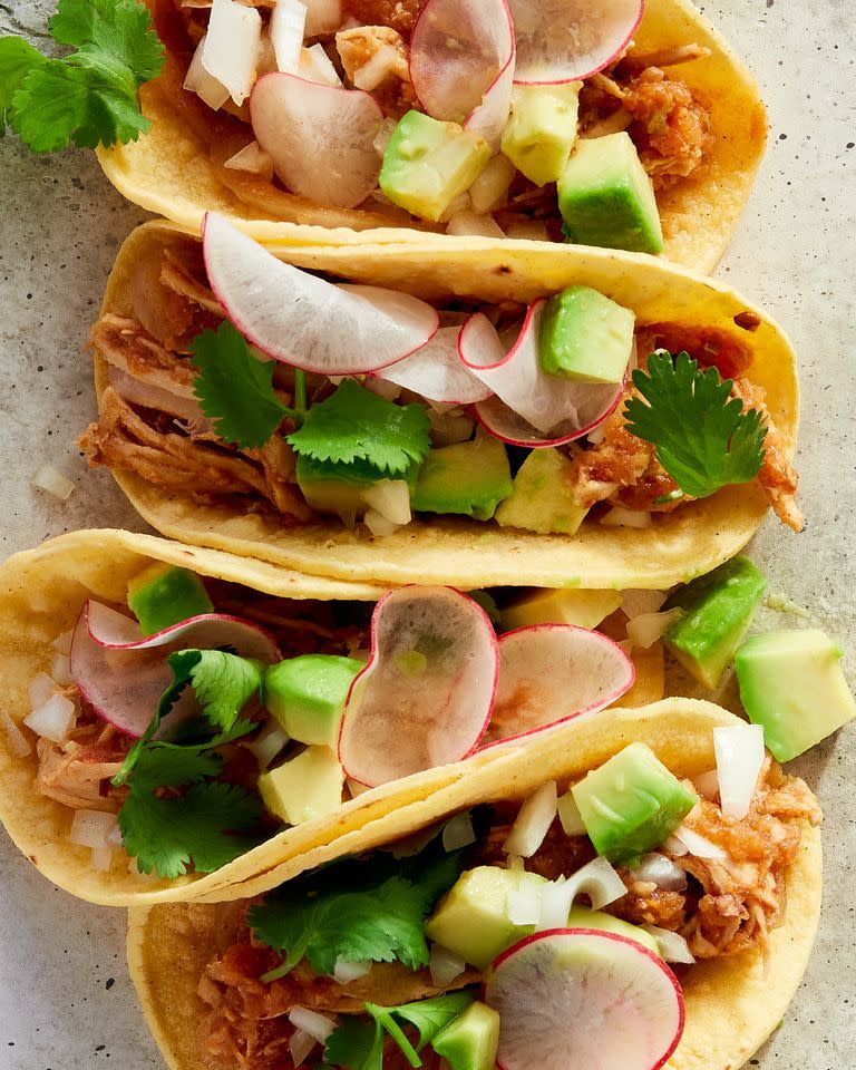 69) Shredded Chicken Tacos