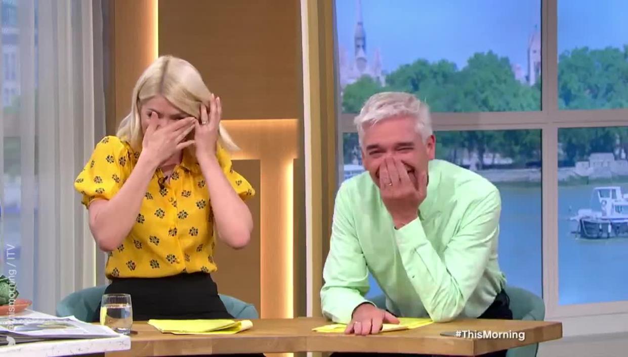 <p>This Morning host Holly Willoughby left co-host Philip Schofield aghast when she revealed a hilarious faux pas that she'd made while attempting to grow corn on the cob.</p>
<p>Credit: @thismorning via Twitter</p>